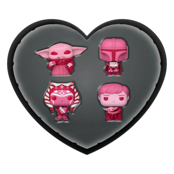 Star Wars: Valentines 2024 - Pink US Exclusive Pocket Pop! Vinyl 4 - Pack Heart Box - Gametraders Modbury Heights