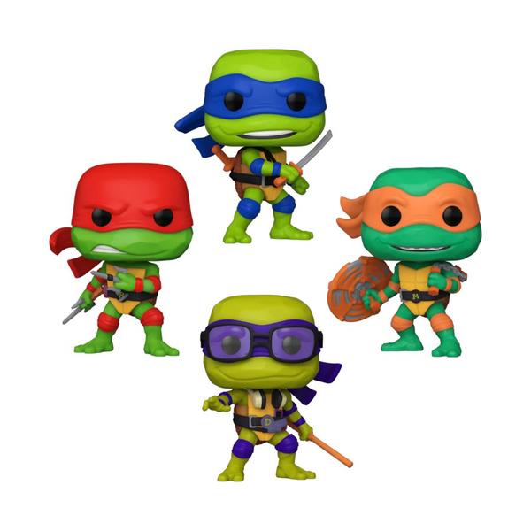 Teenage Mutant Ninja Turtles: Mutant Mayhem (2023) - US Exclusive Pop! Vinyl 4 - Pack - Gametraders Modbury Heights
