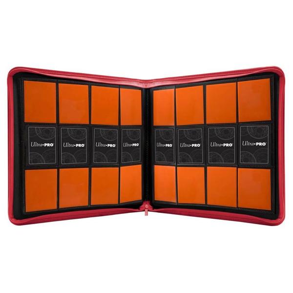 ULTRA PRO Binder - 12 pocket Zippered PRO Binder - Red - Gametraders Modbury Heights