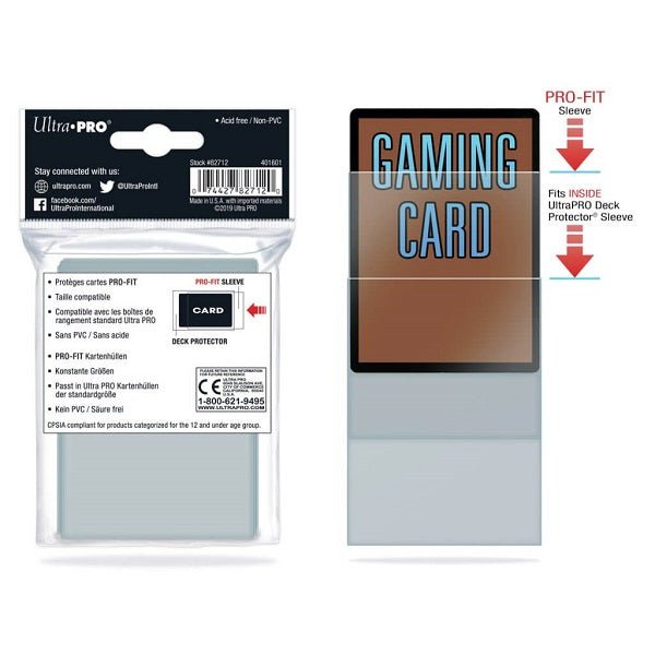 ULTRA PRO Card Sleeves - Pro-Fit Standard - Gametraders Modbury Heights