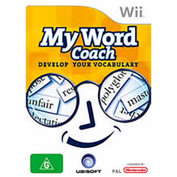 My Word Coach Wii (Pre-Played)
