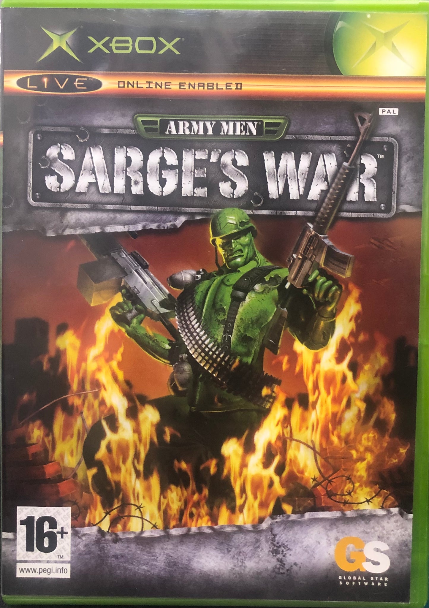 Army Men Sarge's War Xbox