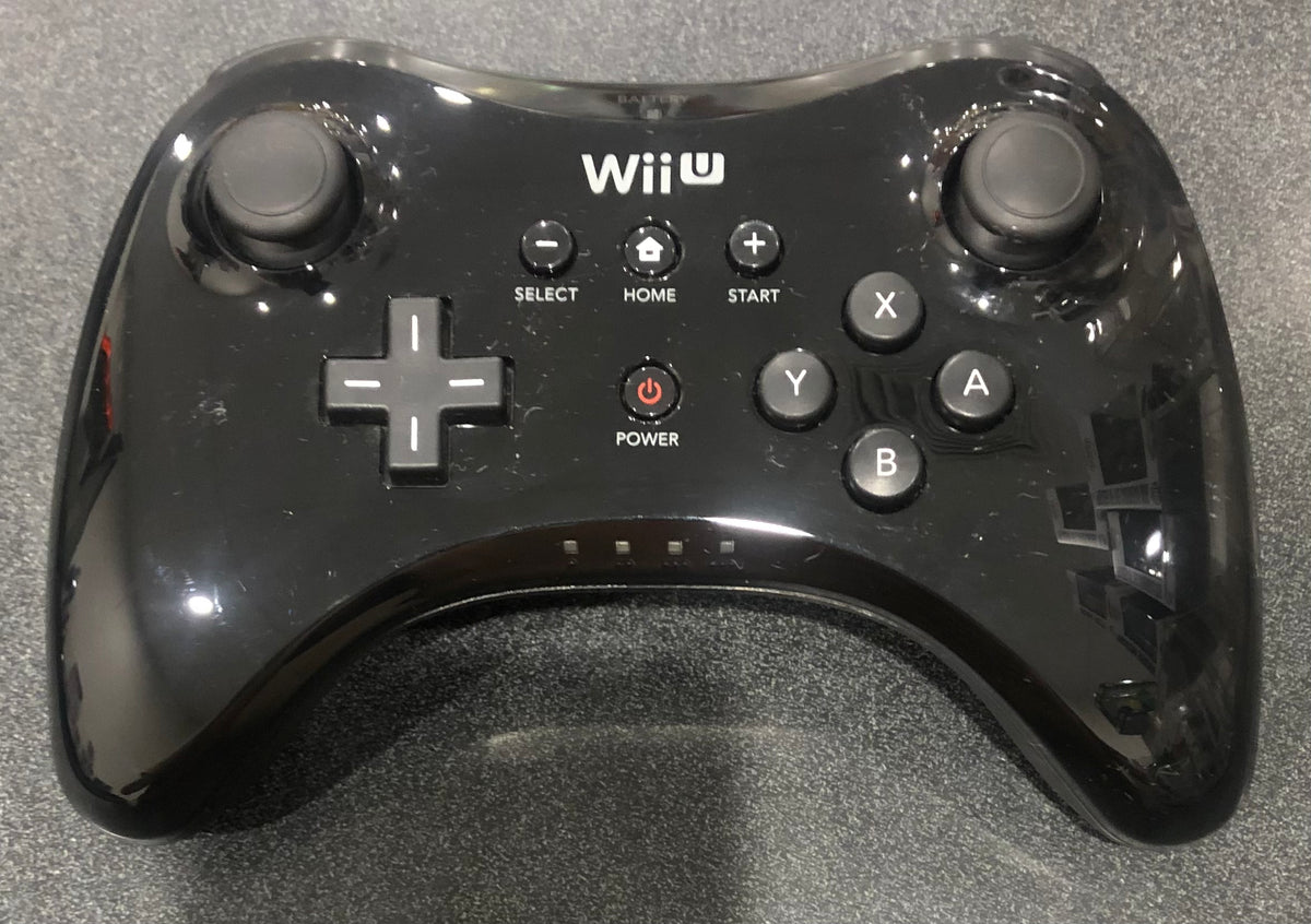 WiiU Genuine Classic Pro Wireless Controller Black (PrePlayed