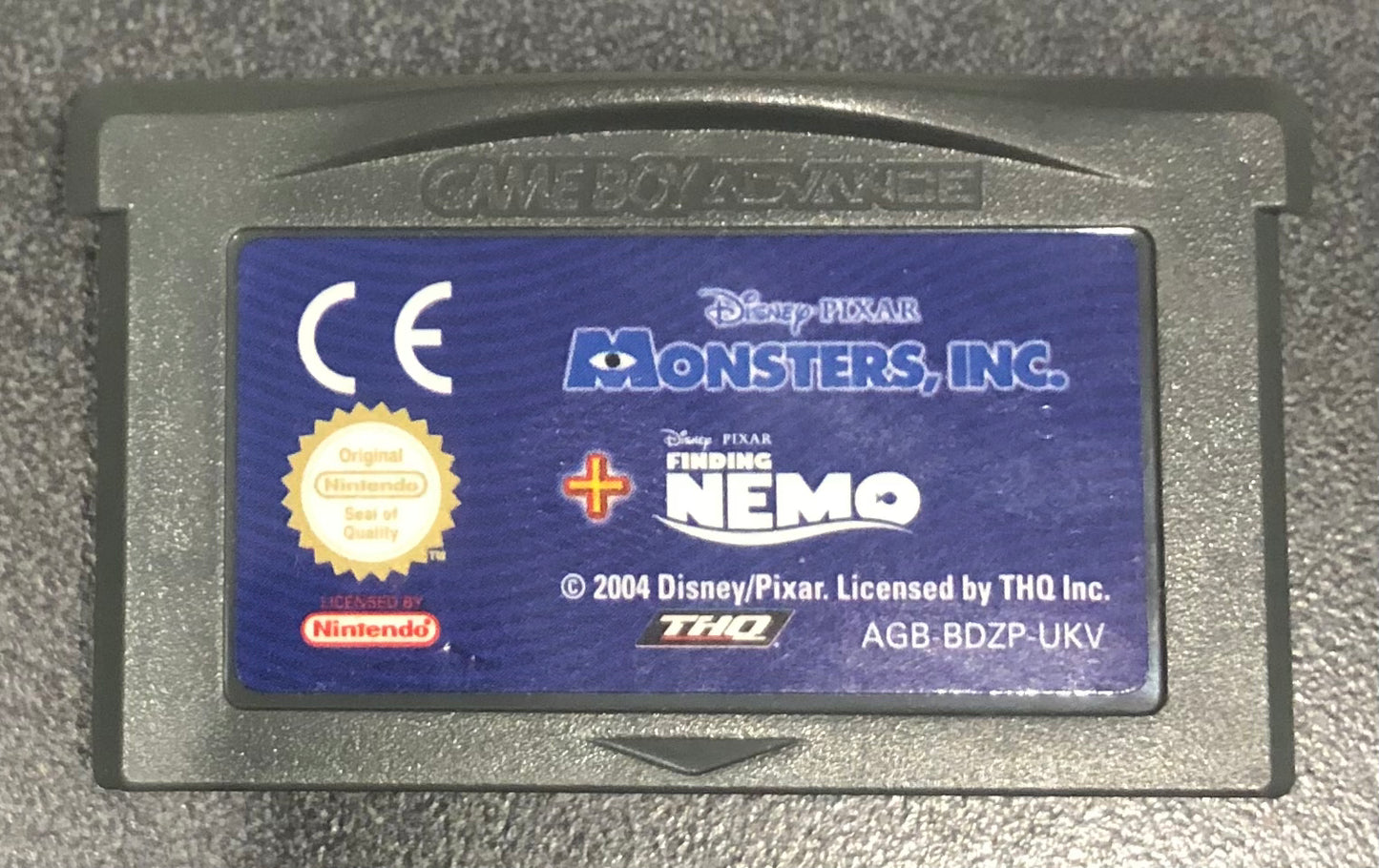 Monsters Inc & Finding Nemo GBA