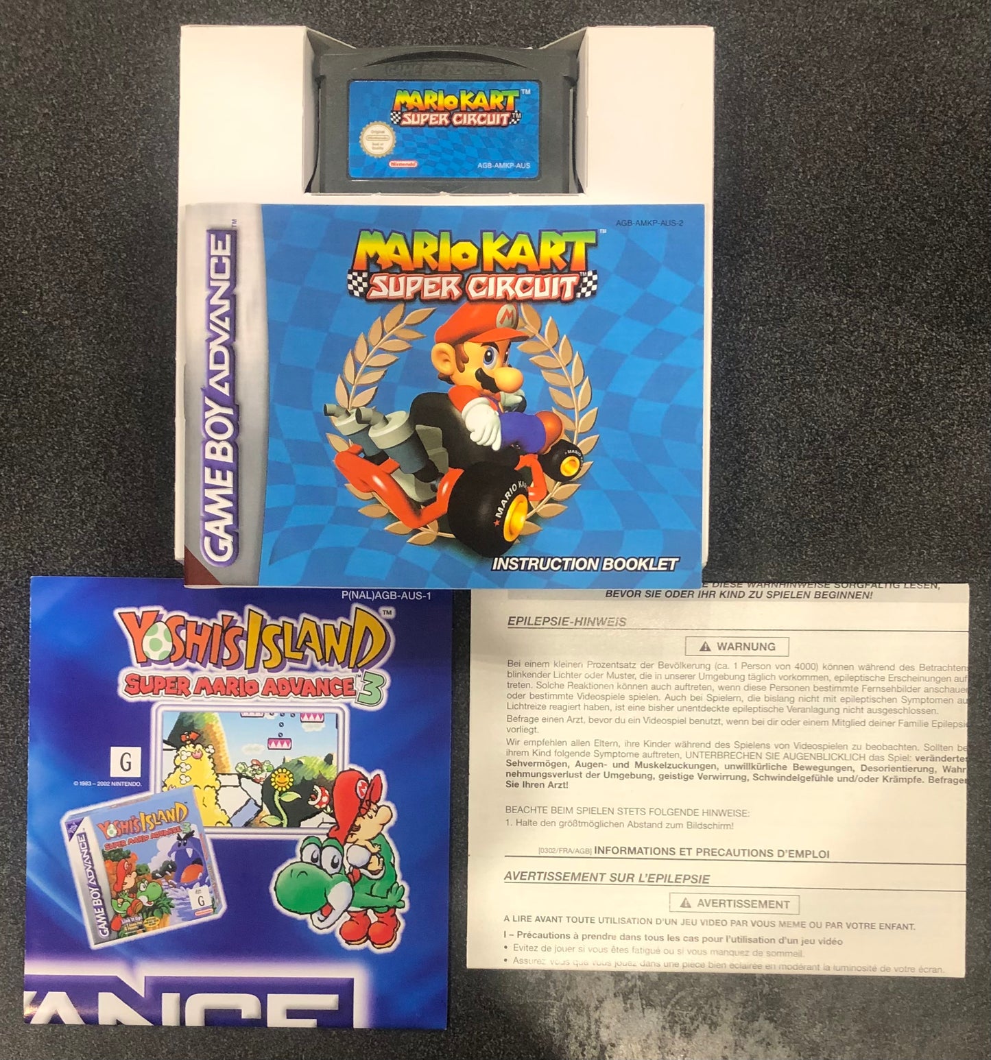 Mario Kart Super Circuit Gameboy Advance Boxed