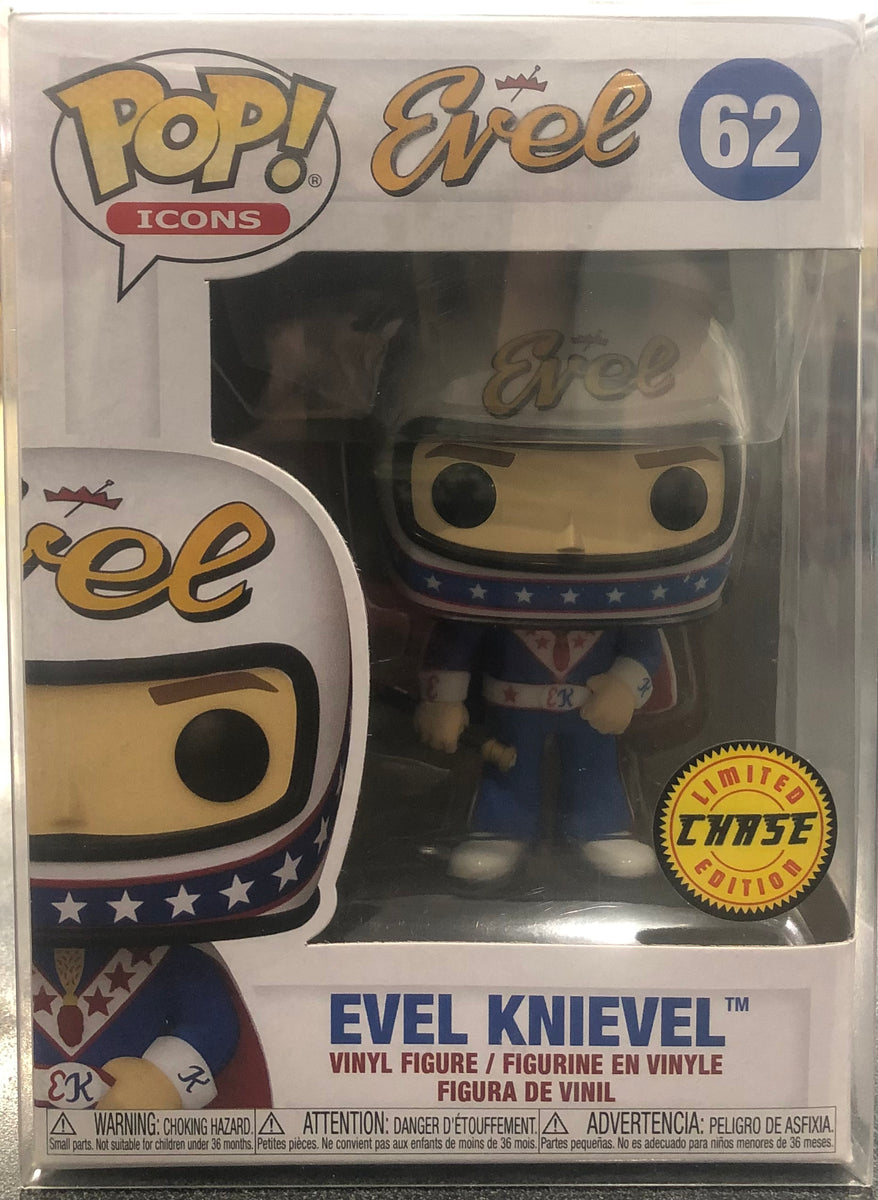 Evel Knievel - Evel Knievel with Cape CHASE Pop! Vinyl – Gametraders