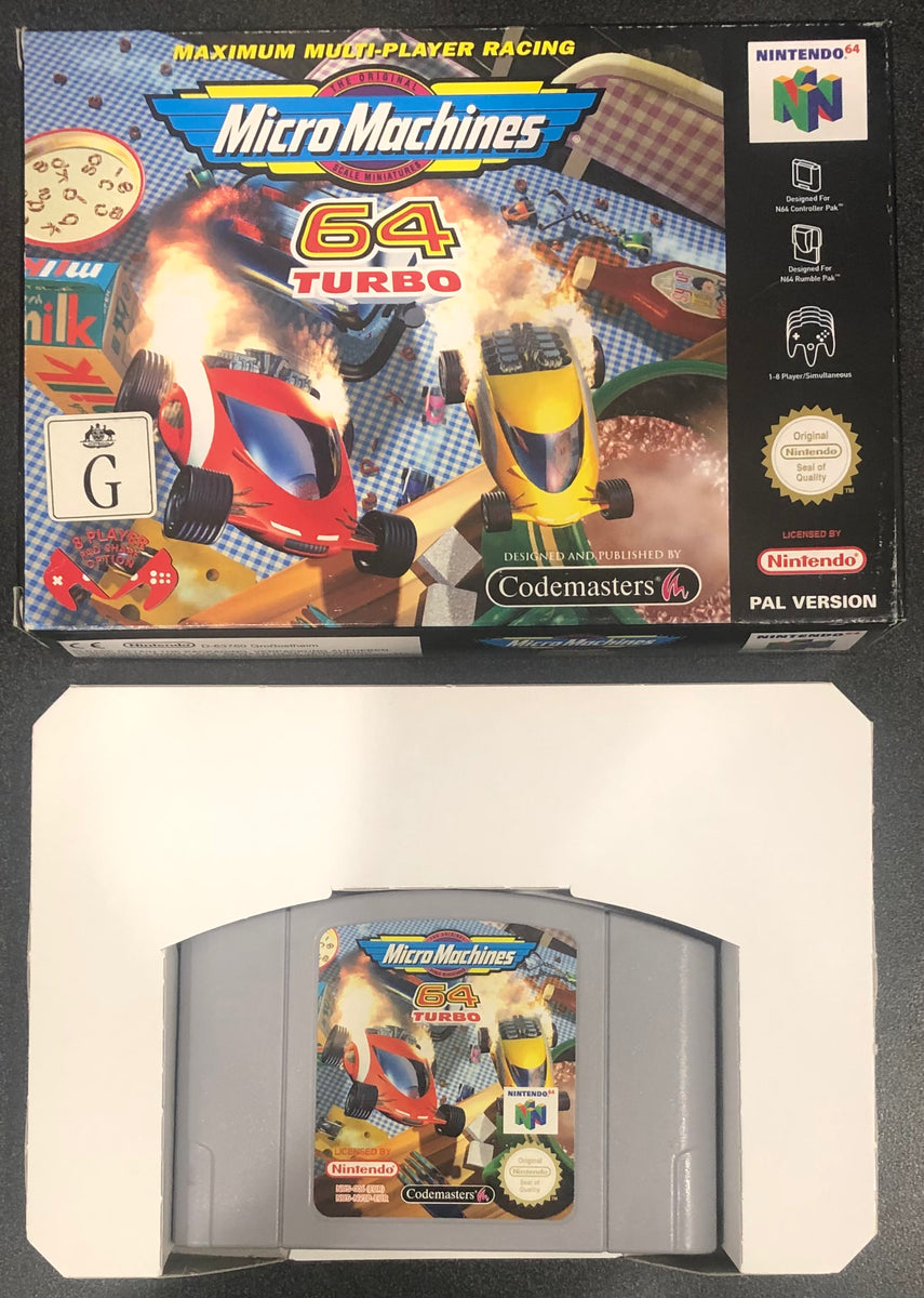 Micro Machines 64 Turbo N64 Gametraders Modbury Heights