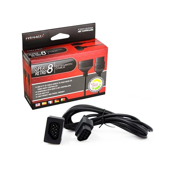 NES Retro - Bit 6ft Controller Extension Cable - Gametraders Modbury Heights