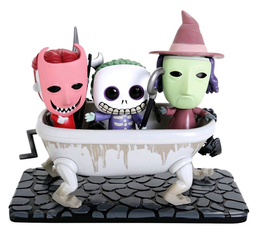 Nightmare Before Christmas - Lock, Shock & Barrel in Bathtub Movie Moment Pop! Vinyl - Gametraders Modbury Heights
