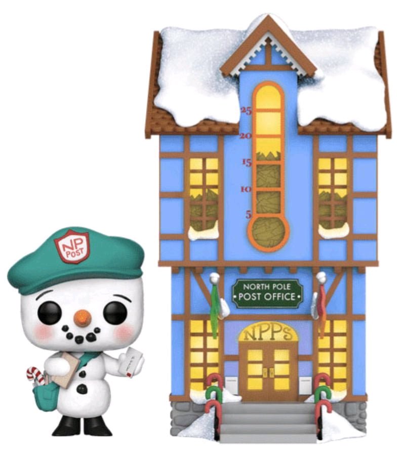 Peppermint Lane - Frosty with Light Up Post Office US Exclusive Pop! Vinyl Town - Gametraders Modbury Heights