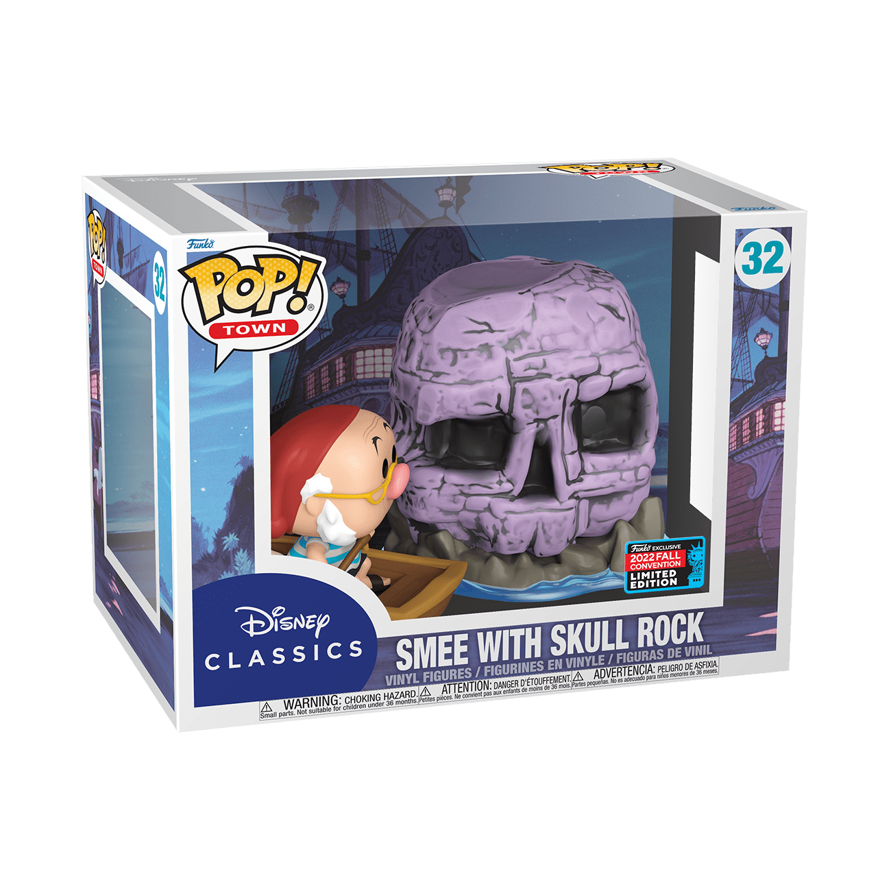Peter Pan (1953) - Smee With Skull Rock Pop! Vinyl Town NY22 - Gametraders Modbury Heights