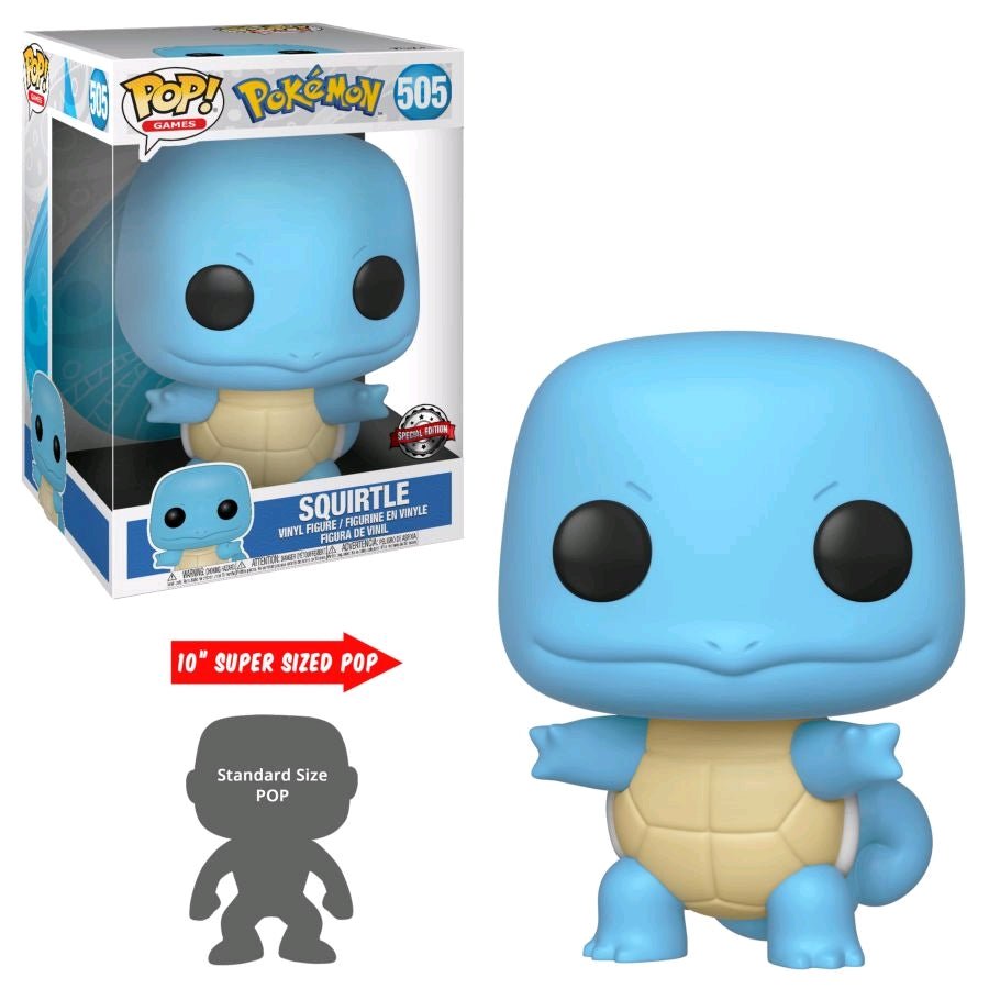 Pokemon - Squirtle 10" US Exclusive Pop! Vinyl - Gametraders Modbury Heights