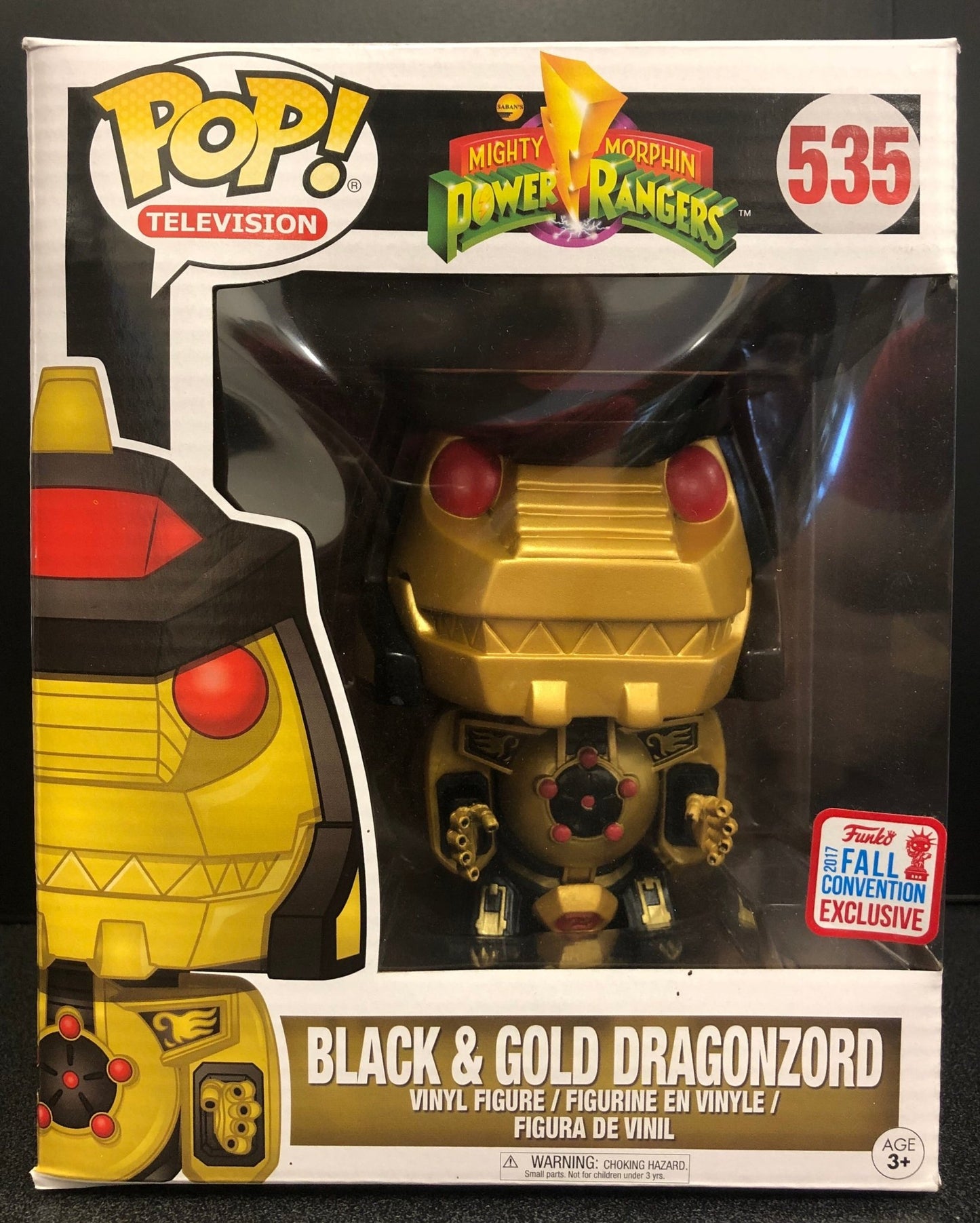 Power Rangers Black & Gold Dragonzord 2017 Pop! Vinyl - Gametraders Modbury Heights