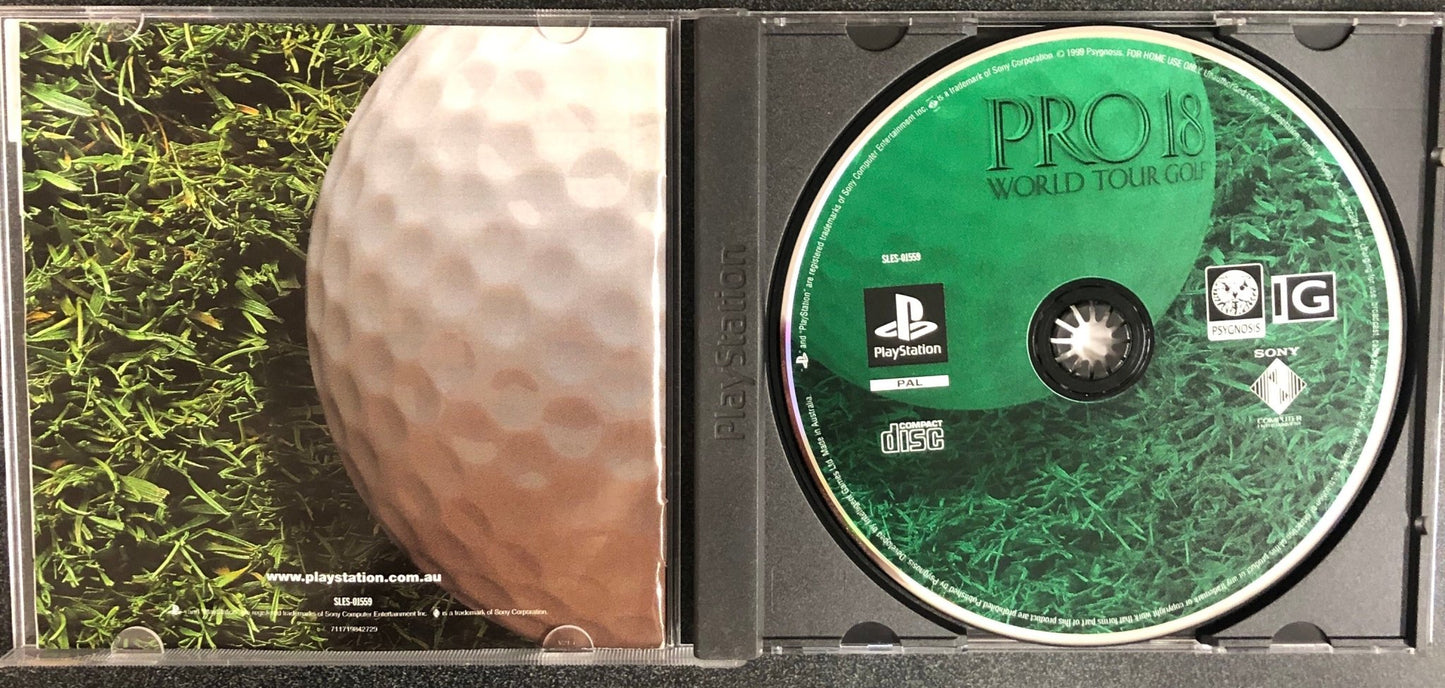 Pro 18: World Tour Golf PS1 - Gametraders Modbury Heights