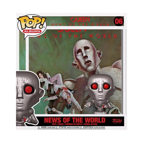 Queen - News of the World Metallic Pop! Vinyl Album - Gametraders Modbury Heights