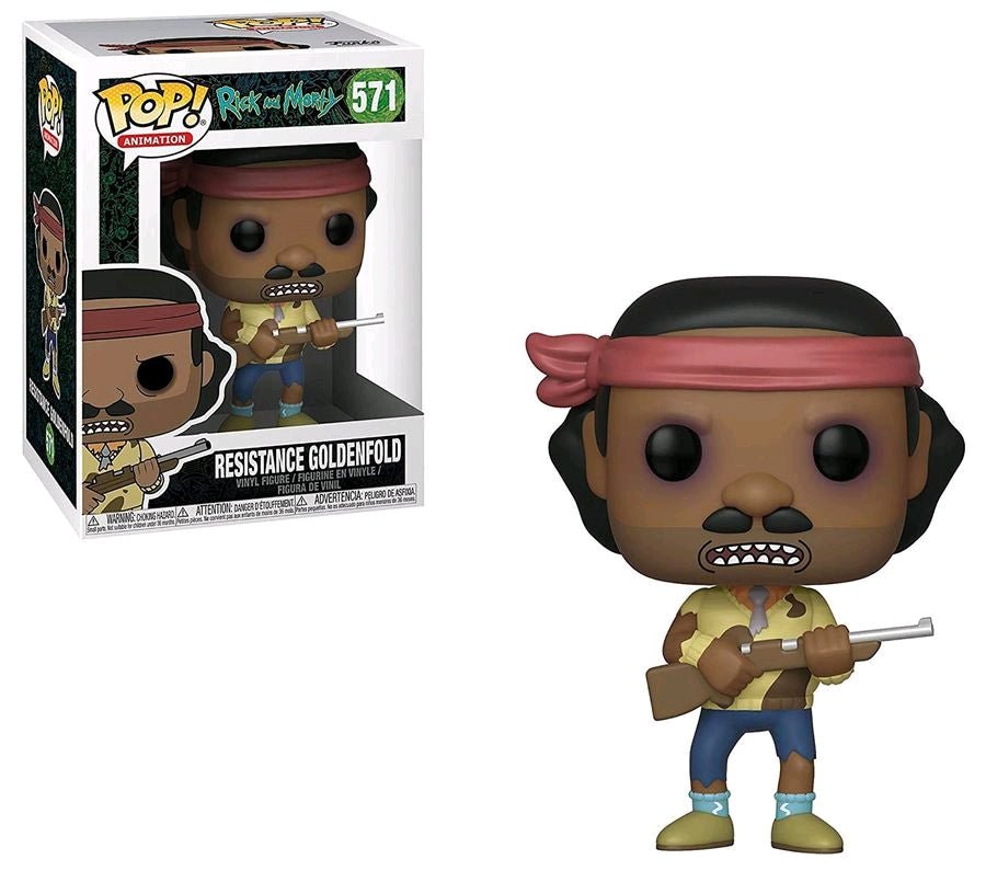 Rick and Morty - Mr Goldenfold Freedom Fighter Pop! Vinyl - Gametraders Modbury Heights