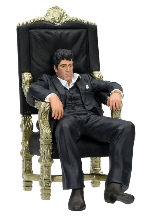 Scarface - Tony Montana in Chair 7" Statue - Gametraders Modbury Heights