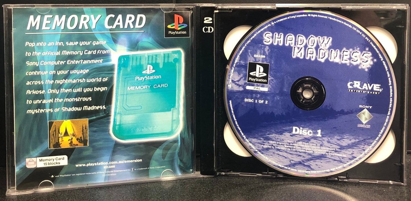 Shadow Madness PS1 - Gametraders Modbury Heights