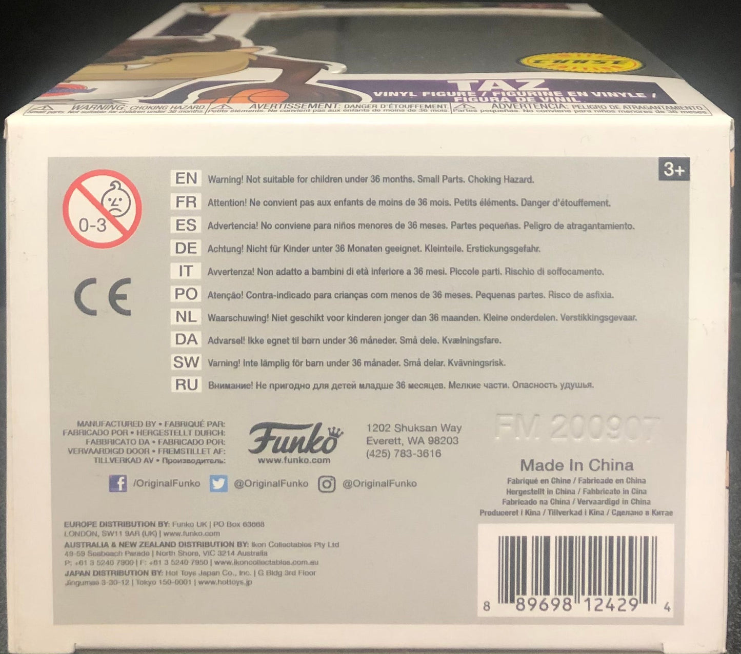 Space Jam - Taz Chase Pop! Vinyl - Gametraders Modbury Heights