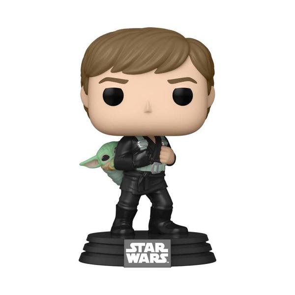 Star Wars: Book of Boba Fett - Luke Skywalker with Grogu Pop! Vinyl - Gametraders Modbury Heights