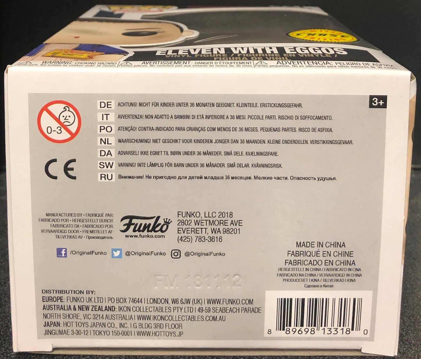Stranger Things - Eleven with Eggos Chase Pop! Vinyl - Gametraders Modbury Heights