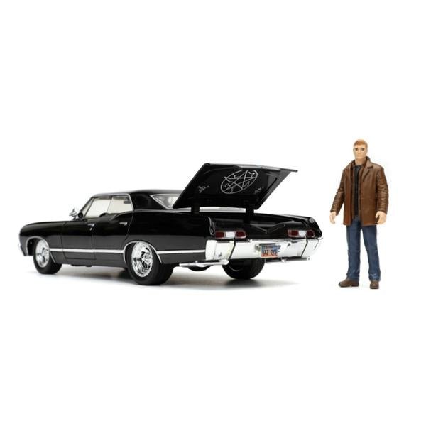 Supernatural - '67 Chevy Impala with Dean 1:24 Scale Hollywood Ride - Gametraders Modbury Heights