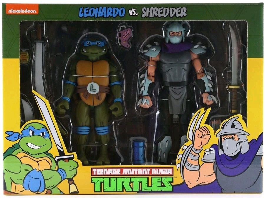 Teenage Mutant Ninja Turtles - Leonardo vs Shredder Action Figure 2 - pack - Gametraders Modbury Heights
