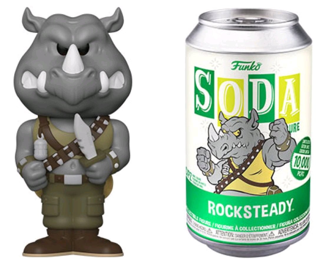 Teenage Mutant Ninja Turtles - Rocksteady Vinyl Soda - Gametraders Modbury Heights
