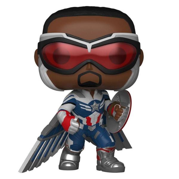 The Falcon and the Winter Soldier - Captain America Pose US Exclusive Pop! Vinyl - Gametraders Modbury Heights