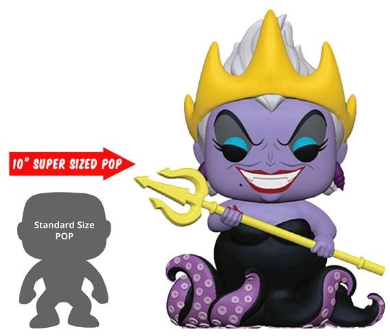 The Little Mermaid - Ursula with Crown & Trident 10" US Exclusive Pop! Vinyl - Gametraders Modbury Heights