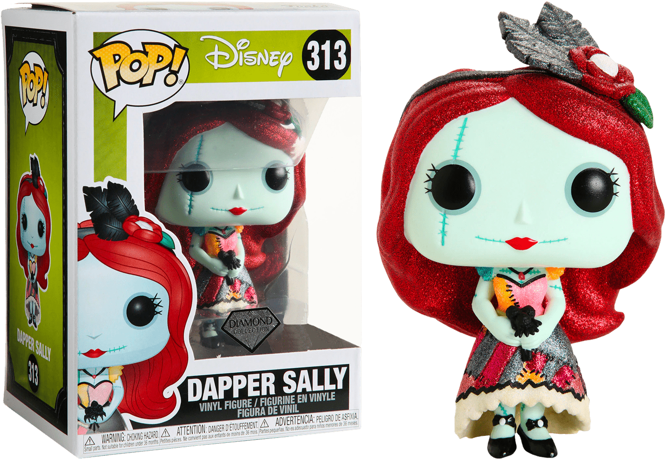 The Nightmare Before Christmas - Dapper Sally Diamond Glitter US Exclusive Pop! Vinyl - Gametraders Modbury Heights