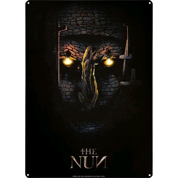 The Nun - Nun with Lanterns Tin Sign - Gametraders Modbury Heights