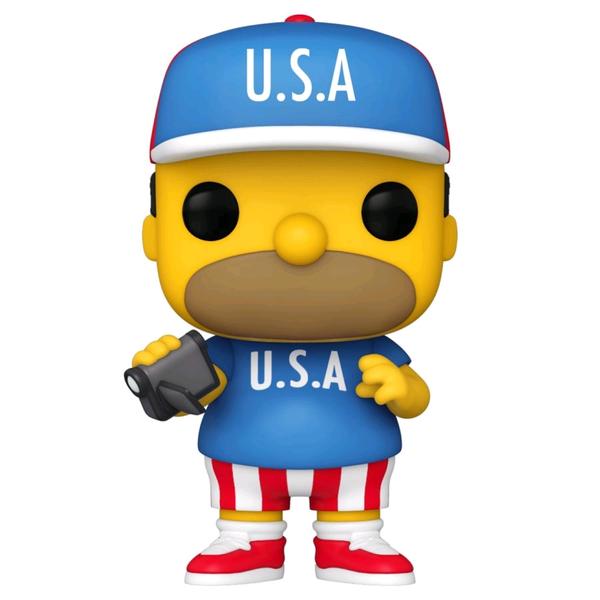 The Simpsons - Homer USA Pop! Vinyl - Gametraders Modbury Heights