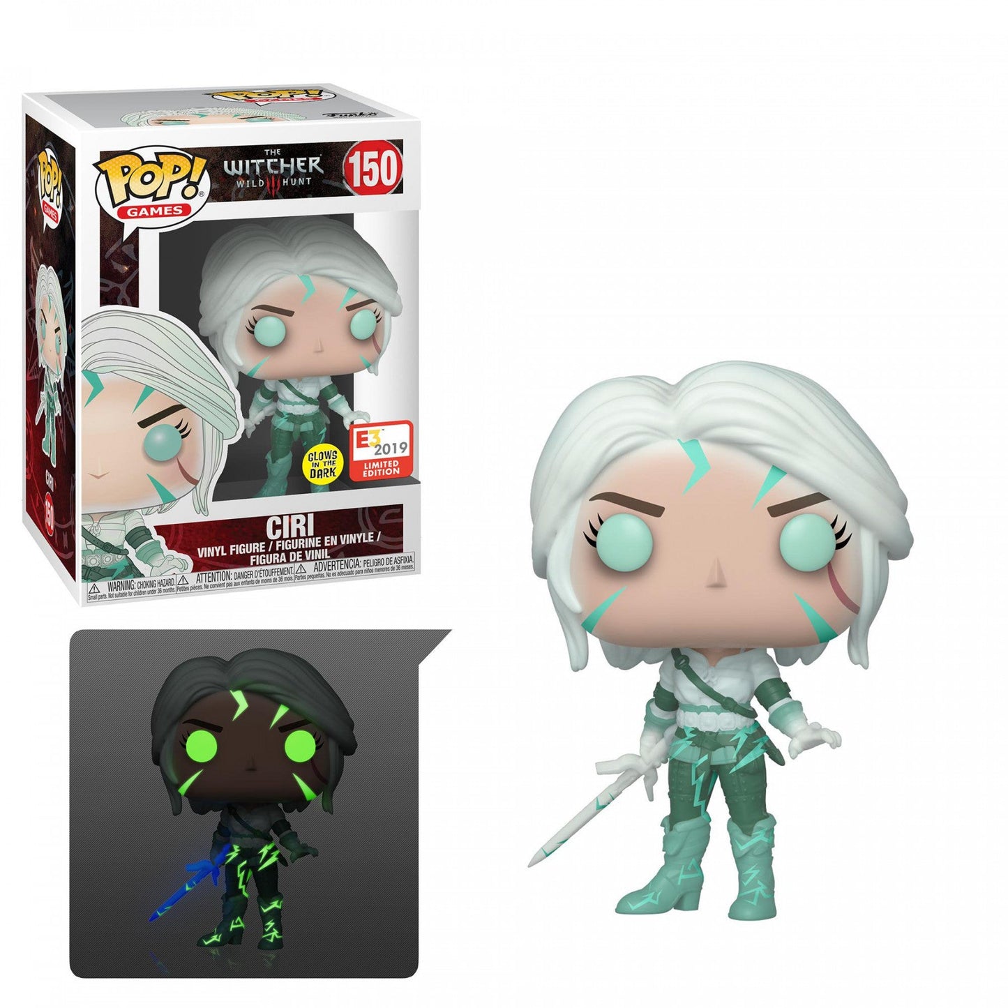 The Witcher - Ciri Magic Glow E3 2019 Exclusive Pop! Vinyl - Gametraders Modbury Heights