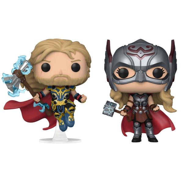 Thor 4: Love and Thunder - Thor & Mighty Thor US Exclusive Pop! 2 - Pack - Gametraders Modbury Heights