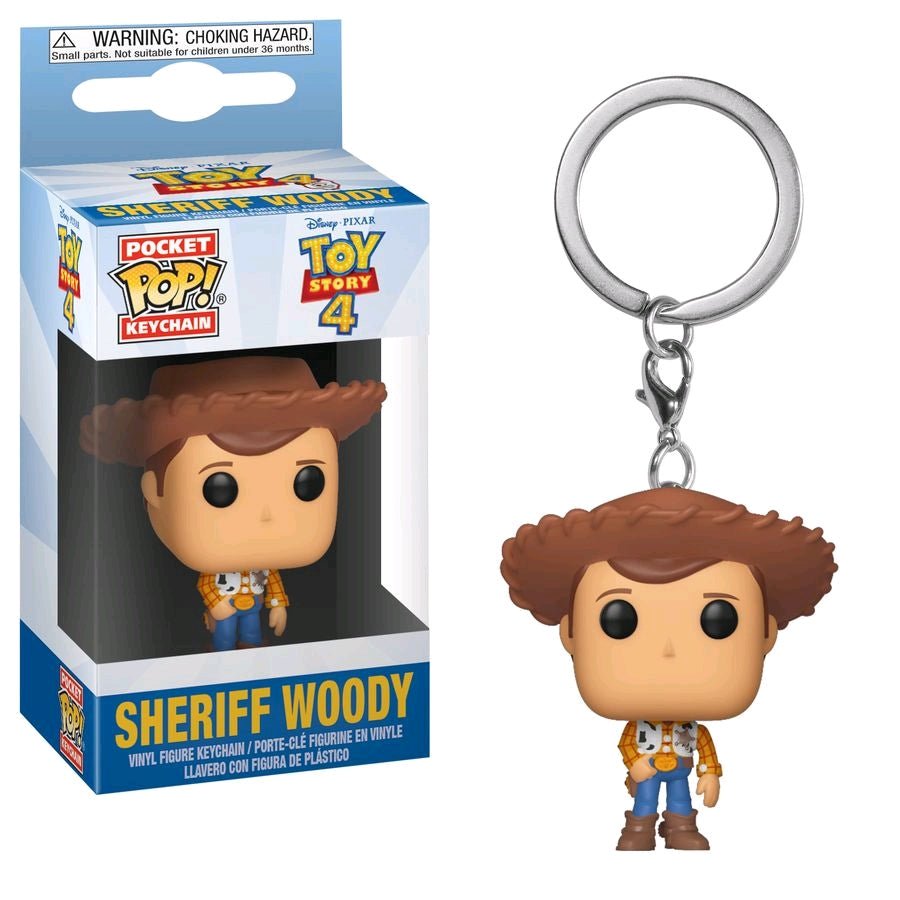 Toy Story 4 - Woody Pocket Pop! Vinyl Keychain - Gametraders Modbury Heights
