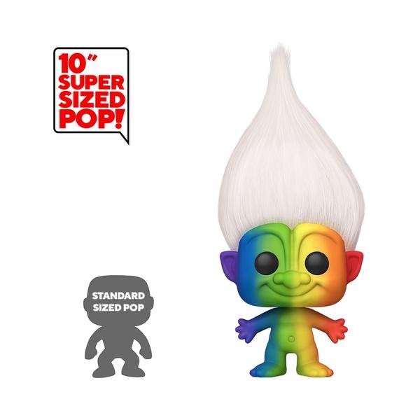 Trolls - Rainbow Troll with Hair (with chase) 10" Pop! Vinyl - Gametraders Modbury Heights