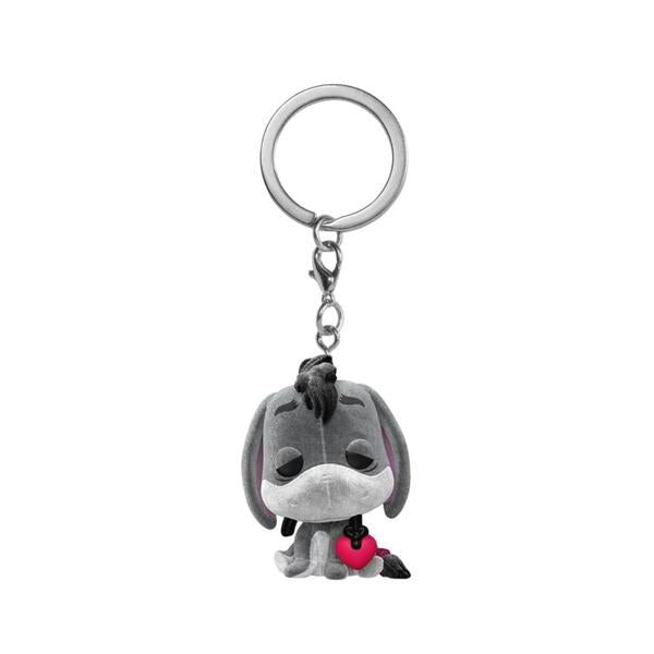 Winnie the Pooh - Eeyore with Heart Flocked US Exclusive Pop! Vinyl Keychain - Gametraders Modbury Heights