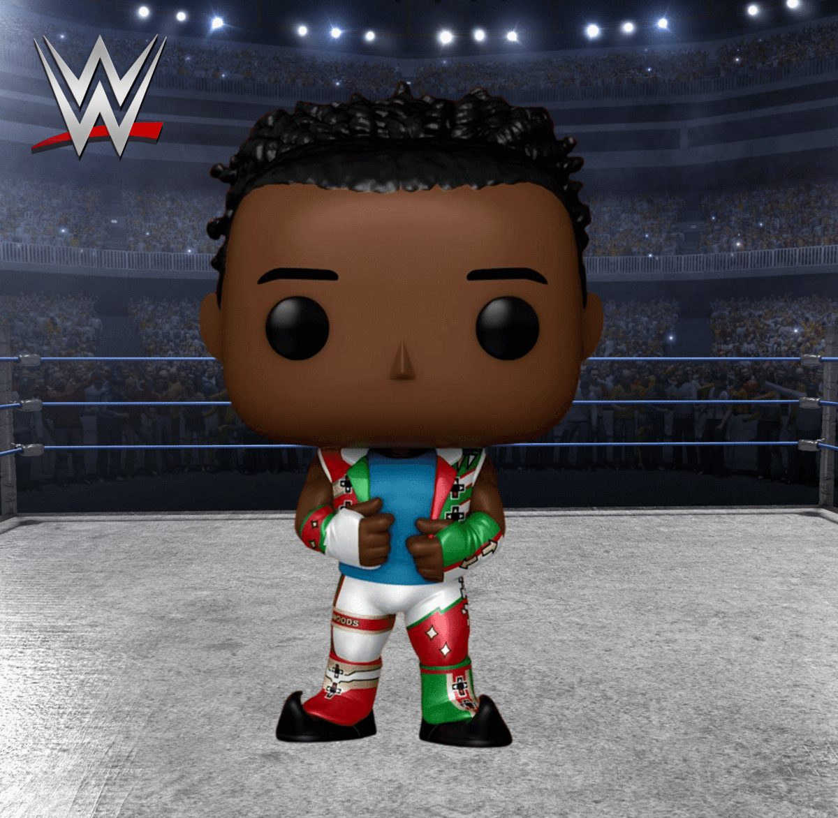 WWE - Xavier Woods Up Up Down Down Metallic US Exclusive Pop! Vinyl - Gametraders Modbury Heights