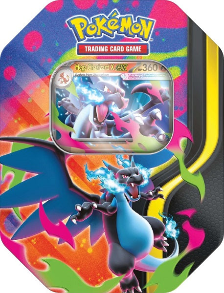 *Pre-order* Pokemon TCG: Mega Charizard Tin (20th February)