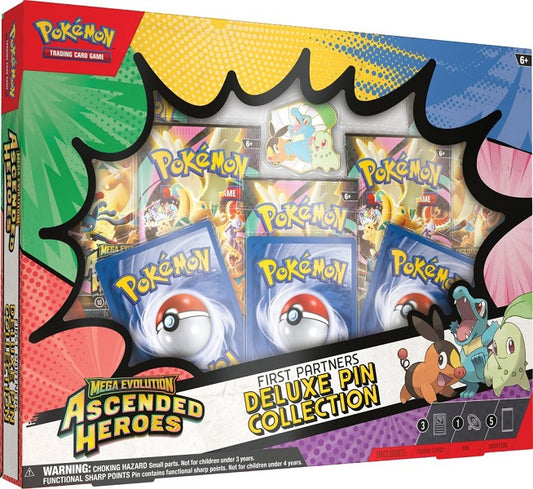 *Pre-order* Pokemon TCG: Mega Evolution— Ascended Heroes First Partners Deluxe Pin Collection (20th February)