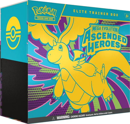 *Pre-order* Pokemon TCG: Mega Evolution— Ascended Heroes Elite Trainer Box (20th February)