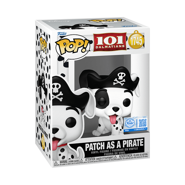 101 Dalmatians - Patch (Pirate) Pop! Vinyl - Gametraders Modbury Heights