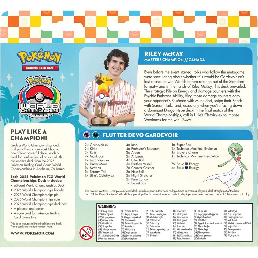 2025 Pokemon TCG World Championships Deck - Gametraders Modbury Heights