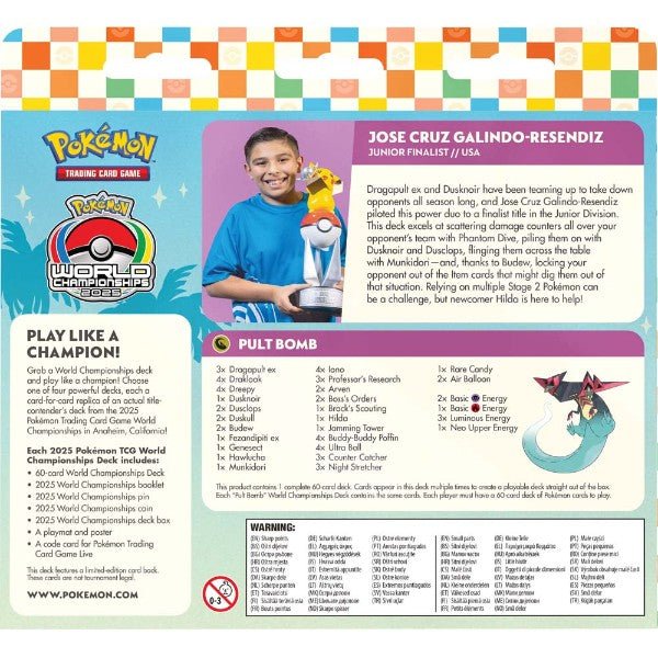 2025 Pokemon TCG World Championships Deck - Gametraders Modbury Heights