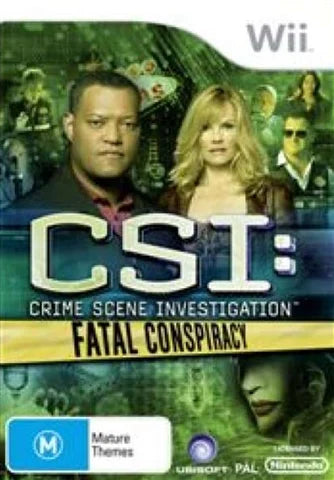 CSI: Crime Scene Investigation Fatal Conspiracy Wii