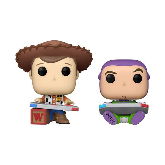 Toy Story - Woody & Buzz Gaming Pop! Vinyl 2-Pack Chicago EXPO 2024 Exclusive
