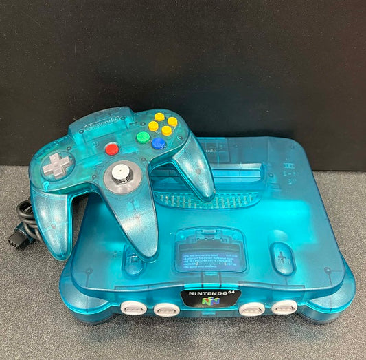 Nintendo 64 Funtastic Ice Blue Console