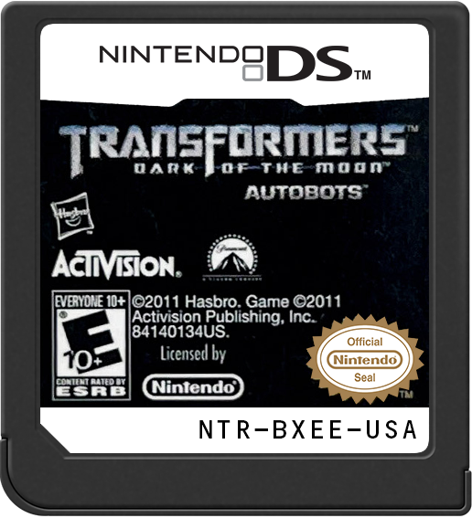 Transformers Dark Of The Moon Autobots DS (No Case)