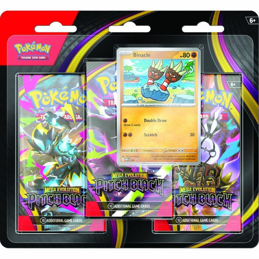 *Pre-order* Pokemon TCG: Mega Evolution Pitch Black 3-Pack Blister (17th July)